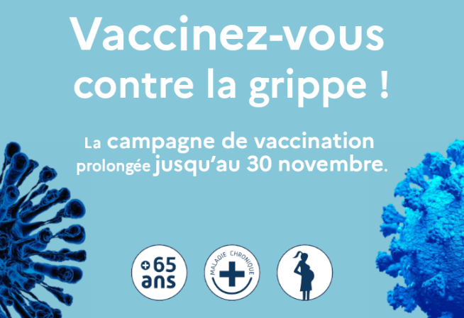 Epidémie de grippe à La Réunion : vaccinez-vous jusqu'au 30 novembre !