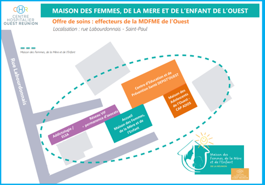 Maison de la femme, de la mère et de l'enfant (plan d'accès)